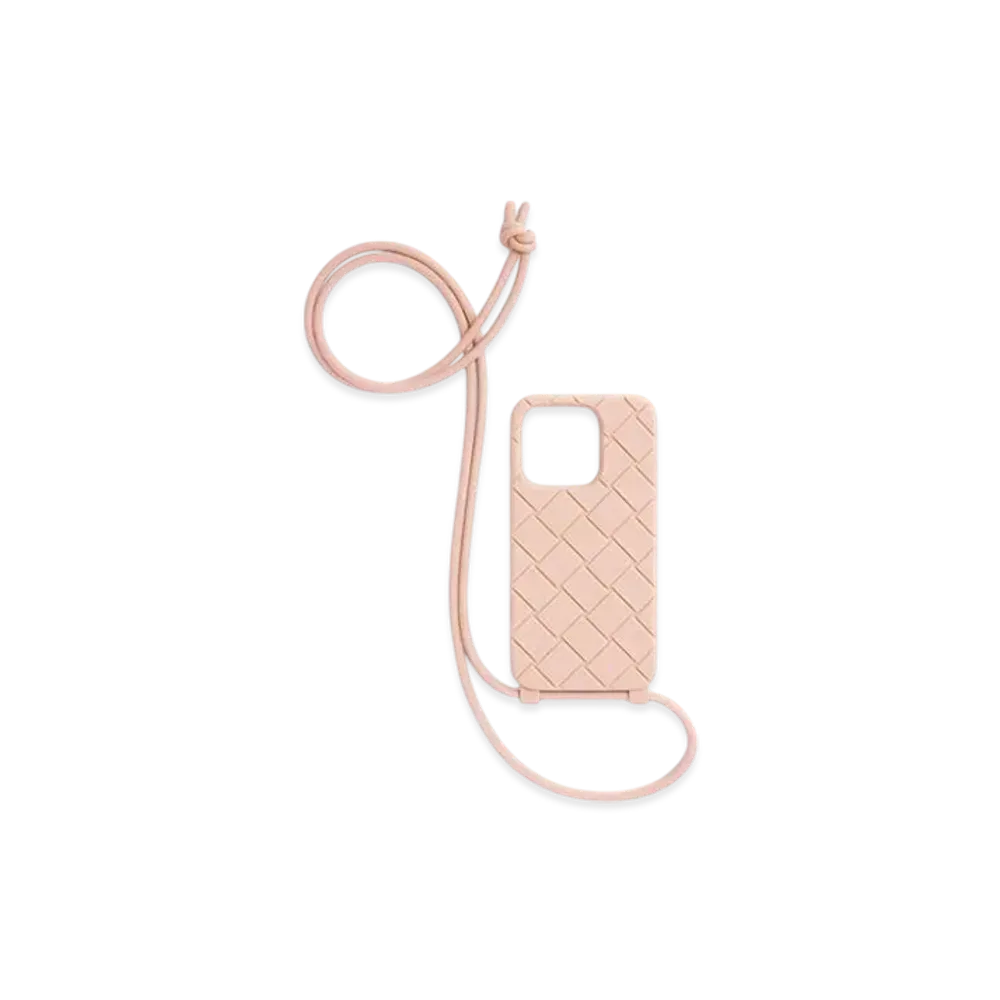 Bottega Veneta Strap iPhone 15 Pro Case "Cameo"