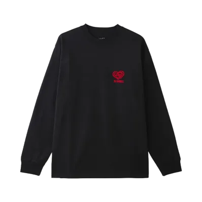 X-Girl Spiral Heart Logo L/S Tee "Black"