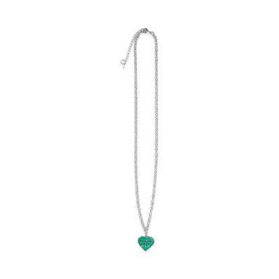 HUMAN MADE Heart Necklace "Green" HM29GD157