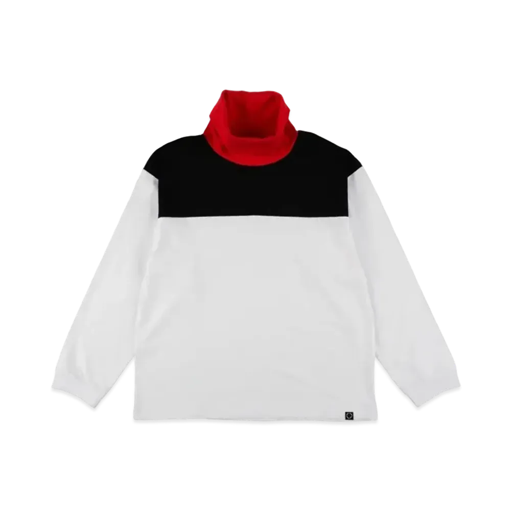 PHINGERIN Panel Neck L/S Tee "White"