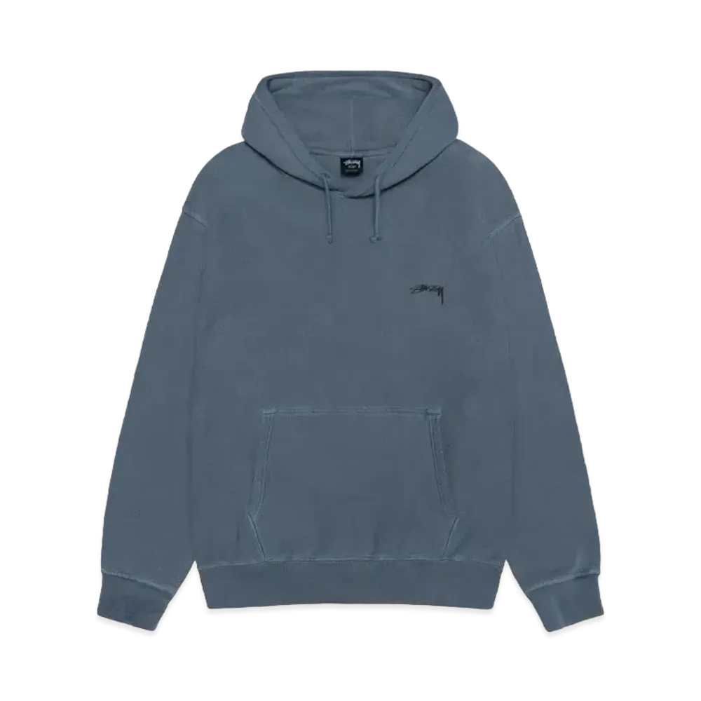 Stussy Smooth Stock Pigment Dyed Hoodie "Navy" (FA24)