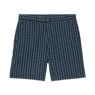 Carhartt WIP Drewe Short "Heart C PinstripeInk/Natural(Rinsed)"