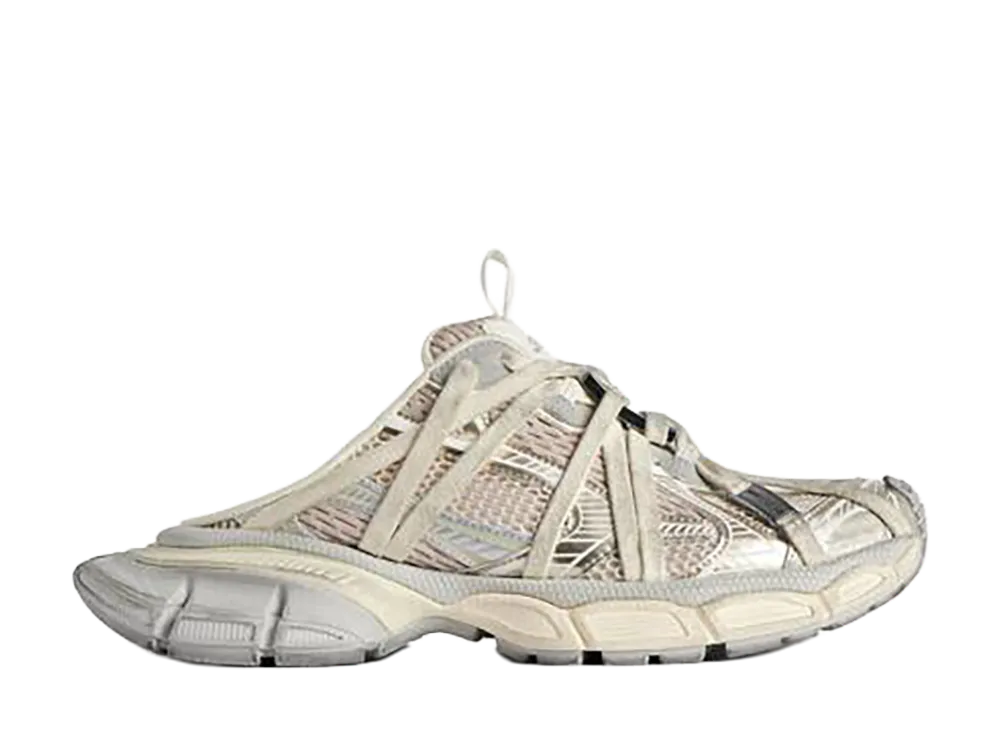 BALENCIAGA 3XL Extreme Laces Mule "Eggshell"