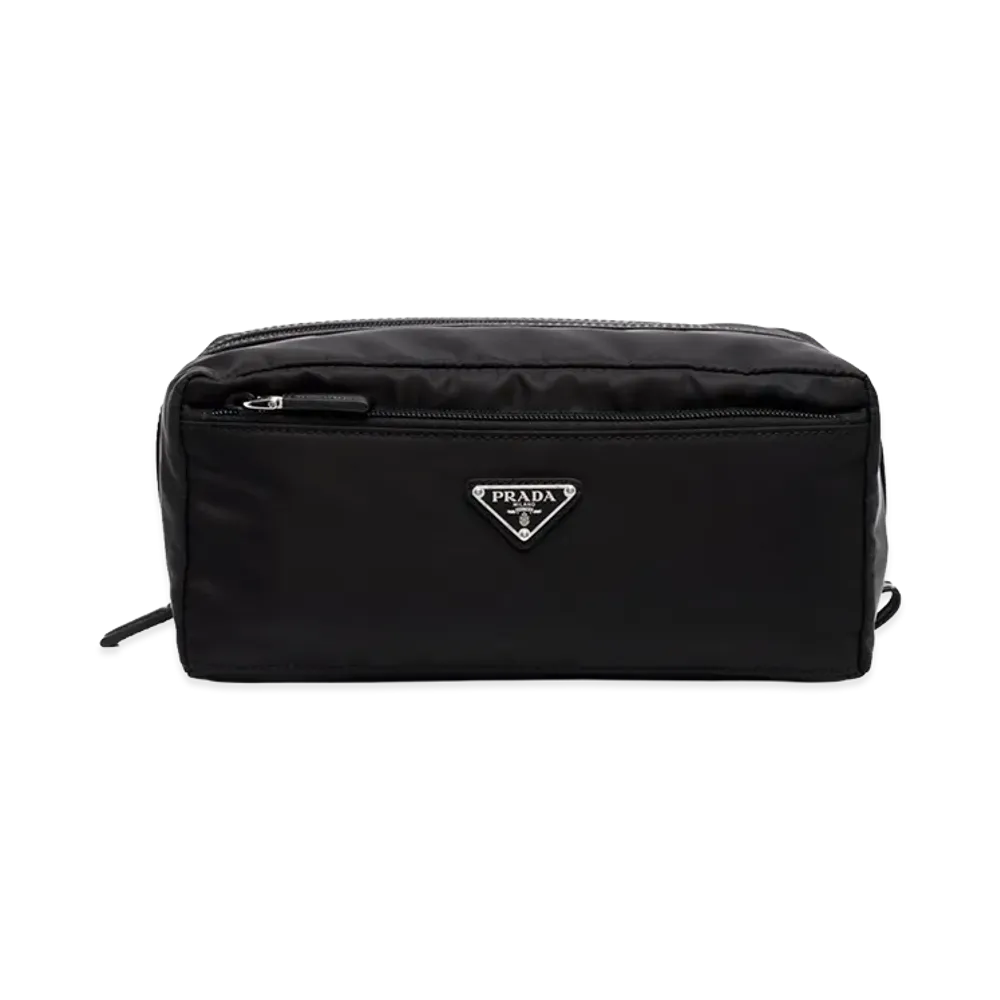 PRADA Re-Nylon Wash Bag "Black"