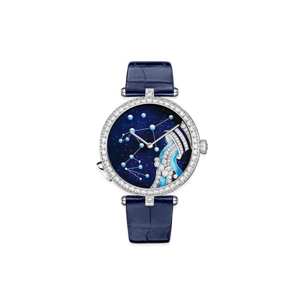 Van Cleef & Arpels Lady Arpels Zodiaque Lumineux Aquarii Aquarius watch "18K White gold/Diamond"