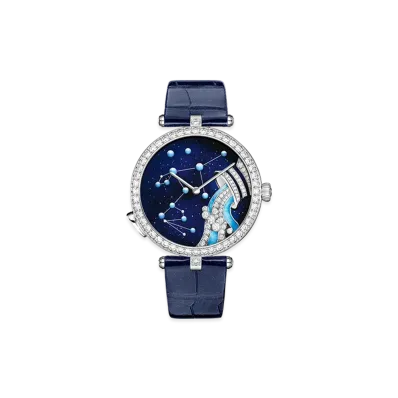 Van Cleef & Arpels Lady Arpels Zodiaque Lumineux Aquarii Aquarius watch "18K White gold/Diamond"