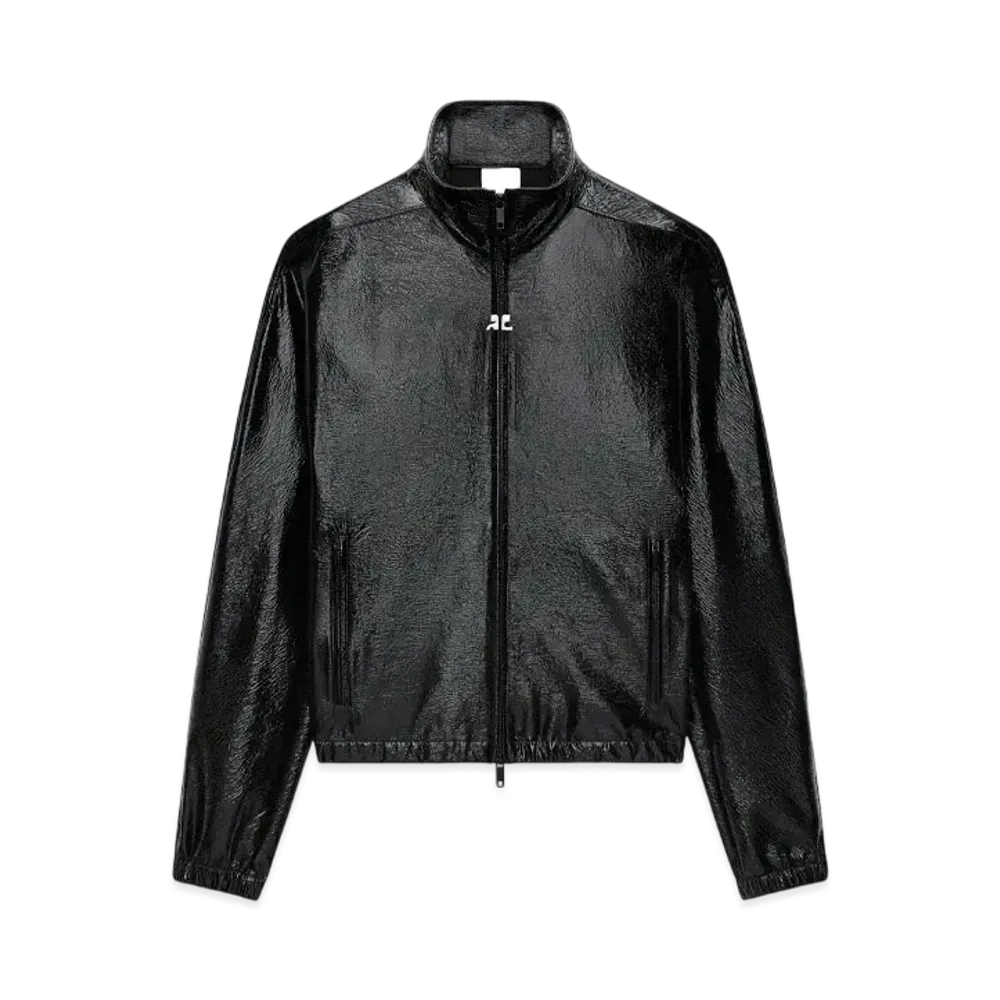 Courreges Tracksuit Vinyl Jacket "Black"