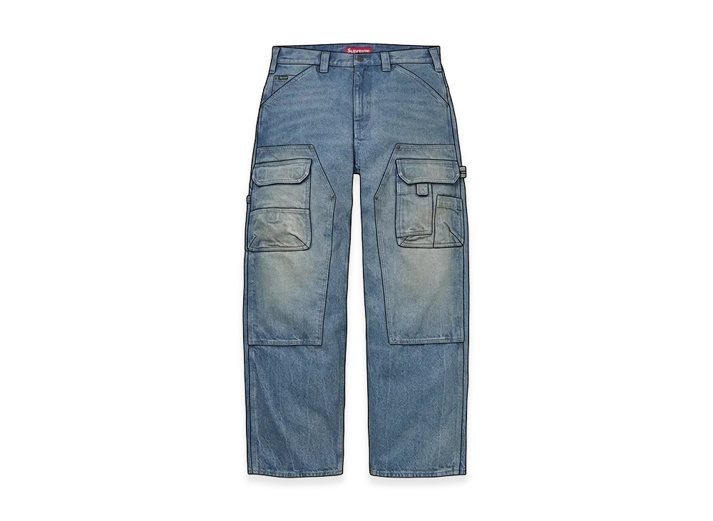 Supreme Double Knee Utility Pant "Denim"