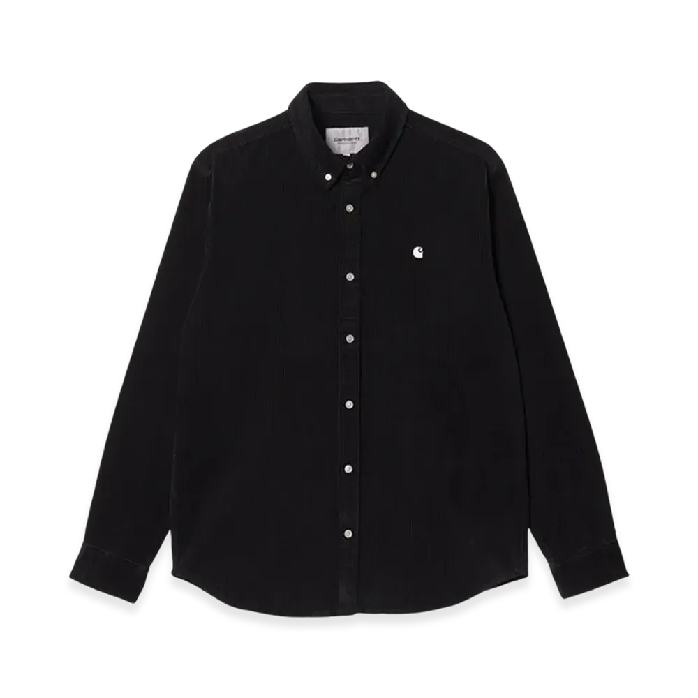 Carhartt WIP Madison Fine Cord Shirt "Black/Wax"