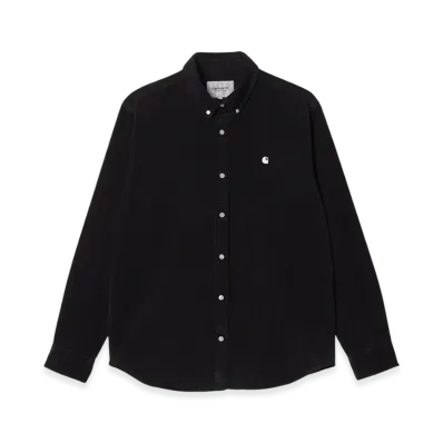 Carhartt WIP Madison Fine Cord Shirt "Black/Wax"