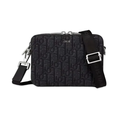 Dior Shoulder Strap Pouch Dior Oblique Jacquard "Black"