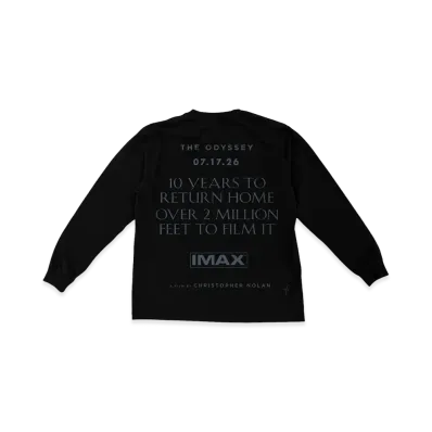 Travis Scott Cactus Jack x The Odyssey Imax 10 Years Longsleeve "Black"