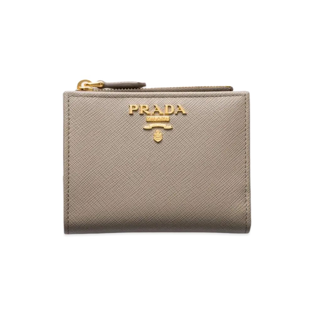 PRADA Saffiano Multicolor Wallet "Clay/Water Lily"