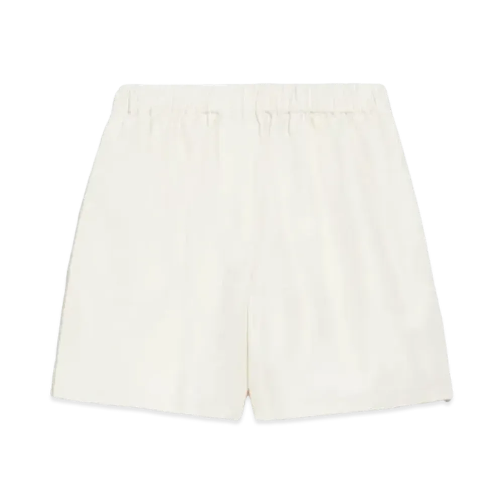 Max Mara Piadena Cotton Shorts "Ivory"