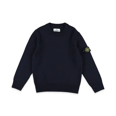 Stone Island Kids Sweaters "Blue"