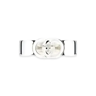 GUCCI Interlocking Ring "Sterling Silver"