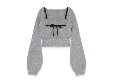 ANDMARY Women's Natalie Ribbon Set "Gray"