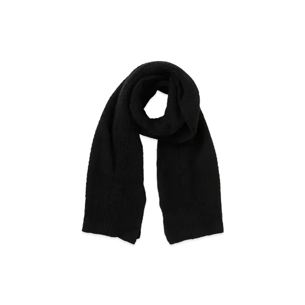 N.HOOLYWOOD Cable Knit Stole "Black"