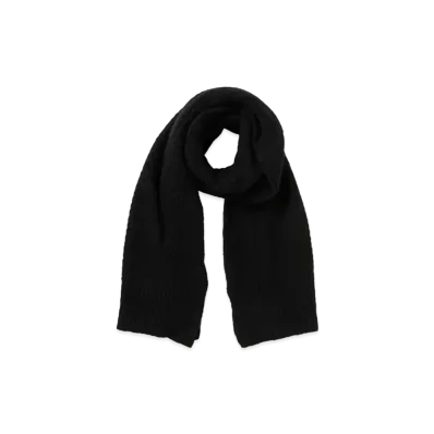 N.HOOLYWOOD Cable Knit Stole "Black"
