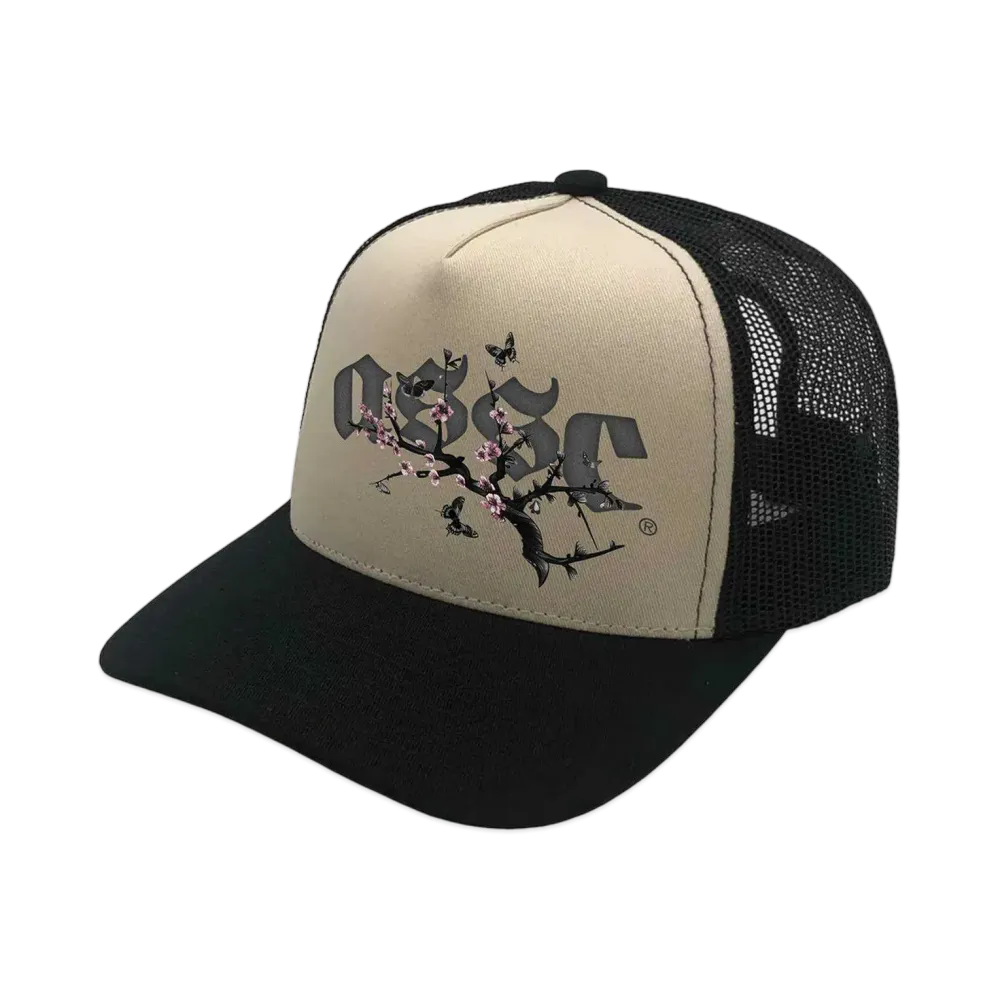 ANTI SOCIAL SOCIAL CLUB Your Majesty Trucker Hat "Black/Stone"