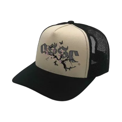 ANTI SOCIAL SOCIAL CLUB Your Majesty Trucker Hat "Black/Stone"
