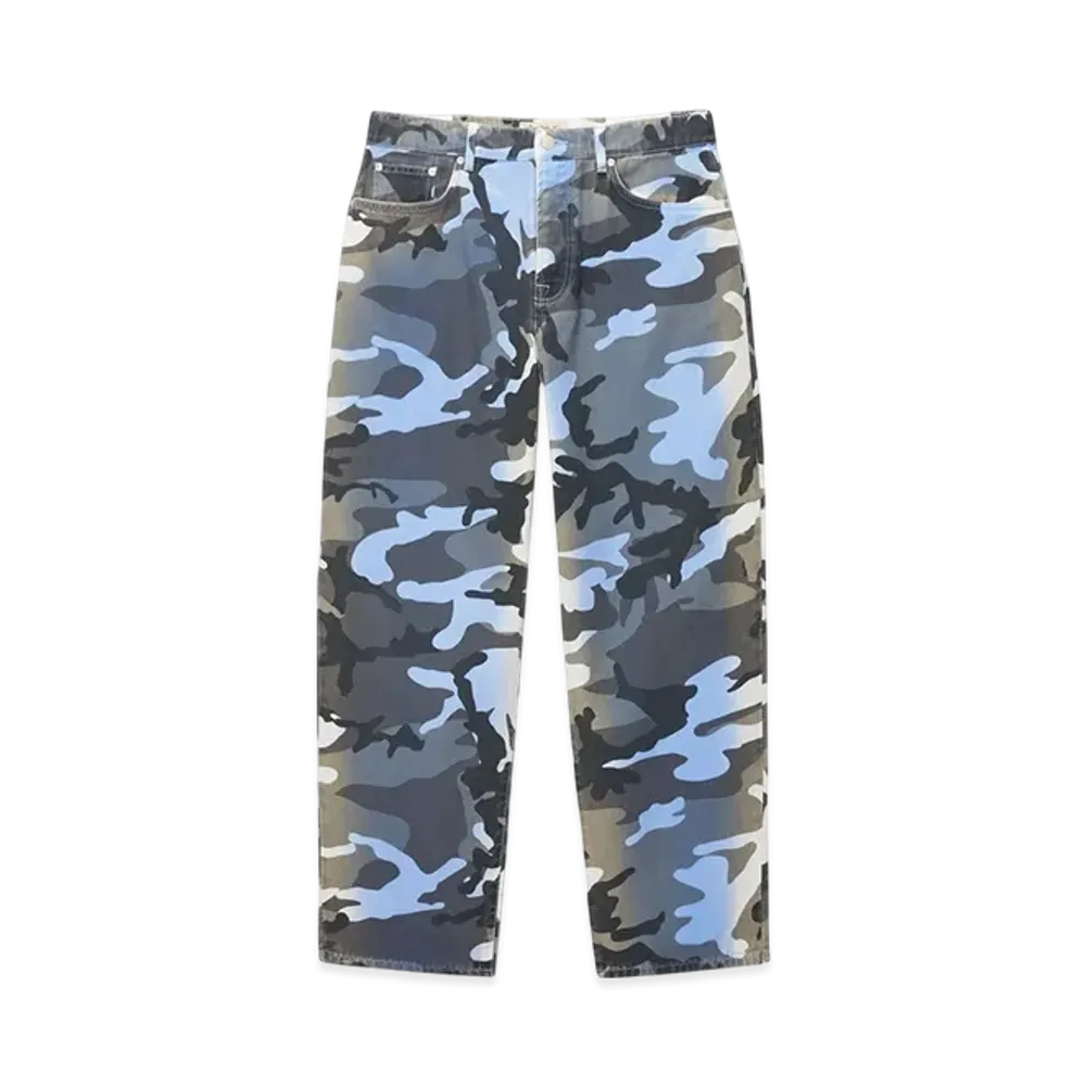 Stussy Spray Dye Canvas Big OL' Jean "Blue Camo"