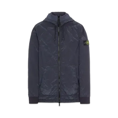 Stone Island 64948 QUILTED NYLON METAL/COTTON NYLON JERSEY _REVERSIBLE "Ink Blue"