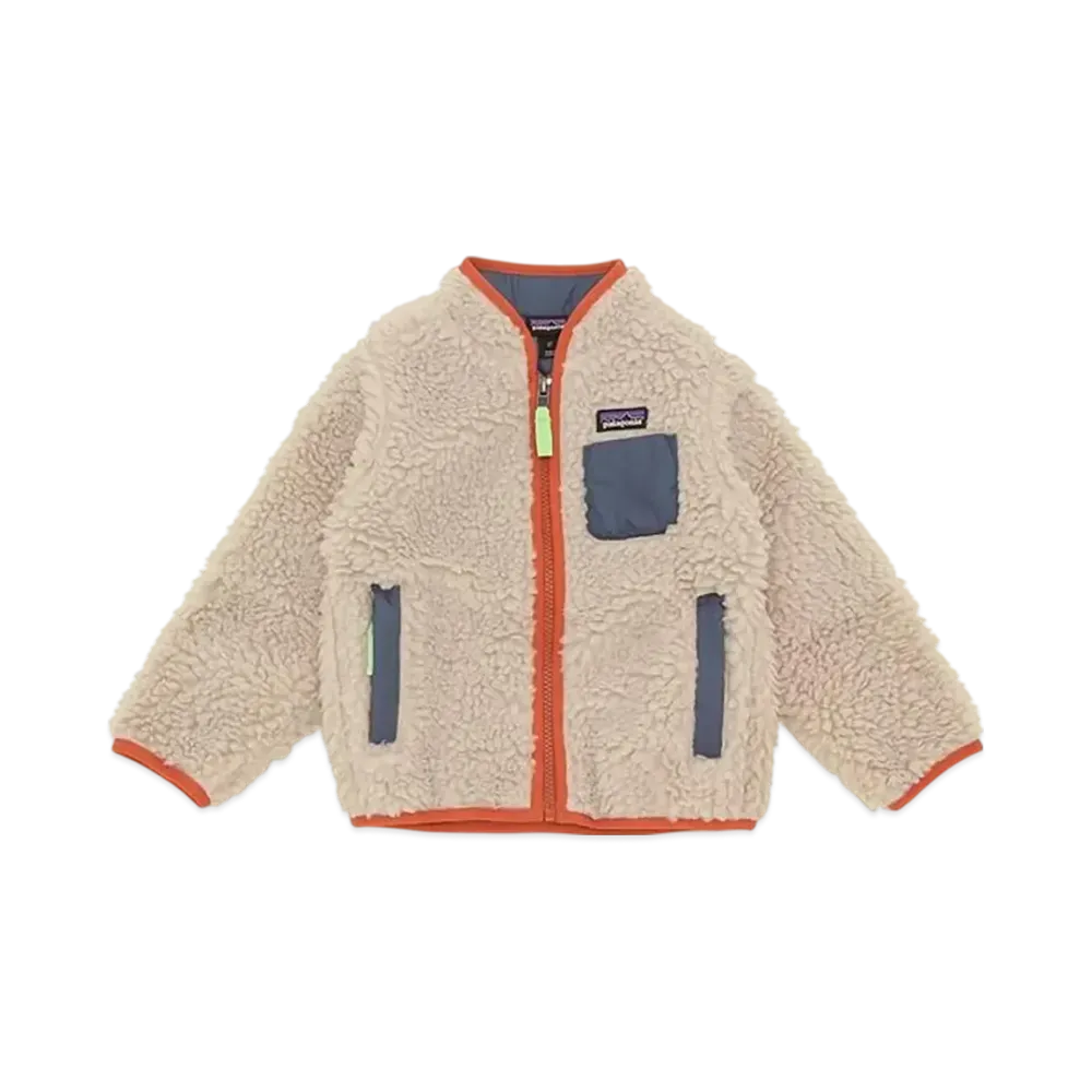 Patagonia Baby Retro X Jacket "Natural Retail Rust"