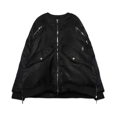 T.C.R BY TOUCHER MA-1 PADDED BOMBER JACKET "BLACK"