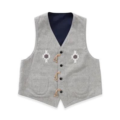 visvim Newfolk Vest "Grey"