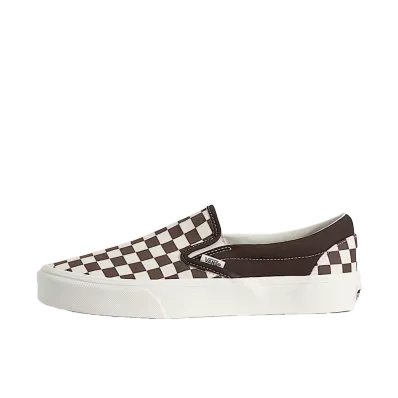 Vans Classic Slip-On Checkerboard "Demitasse Brown"
