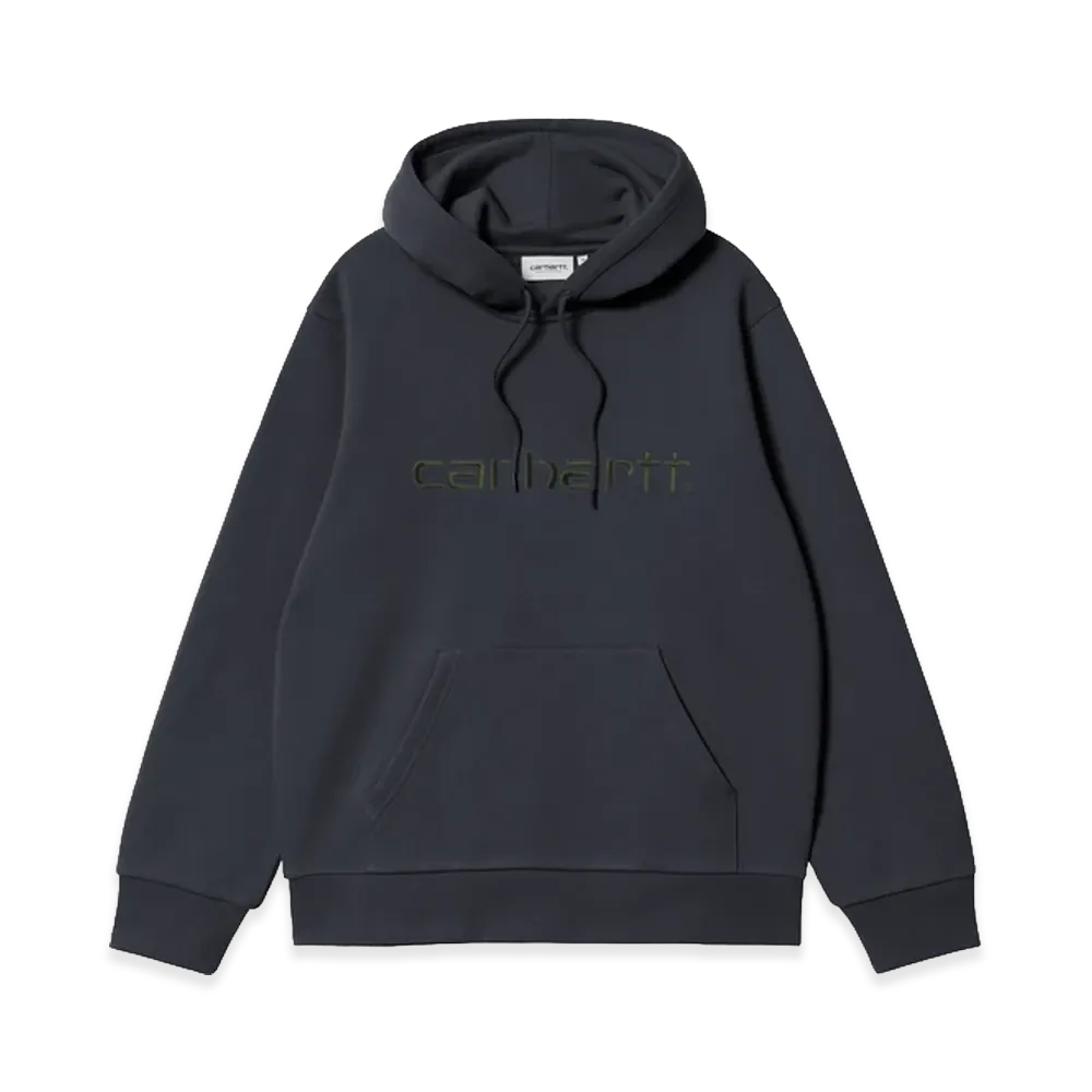 Carhartt WIP Hooded Carhartt Sweat "Dark Navy/Dark Scarab"