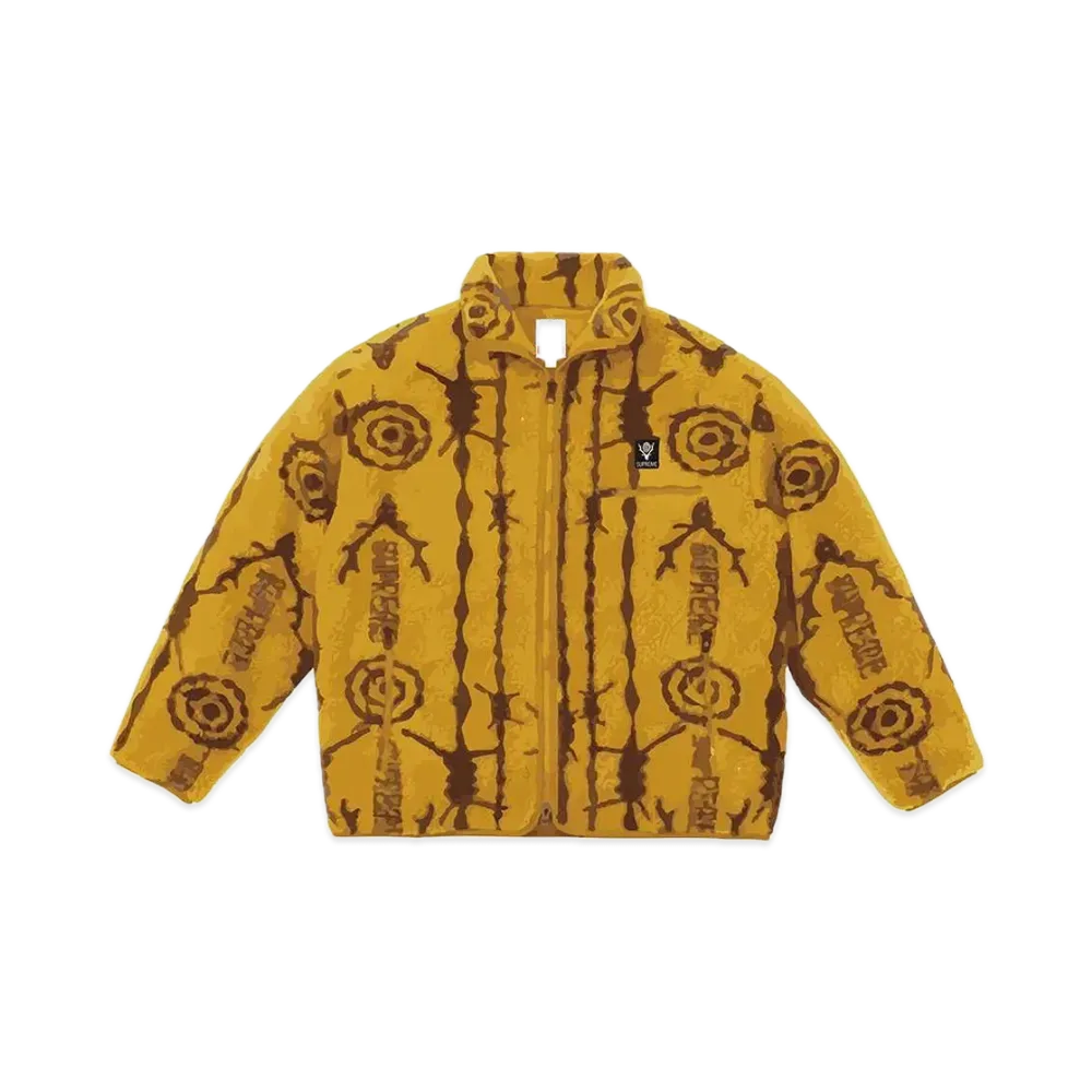 Supreme x SOUTH2 WEST8 Fleece Jacket "Yellow"