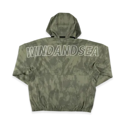 WIND AND SEA Big Logo Shell Parka "Khaki"