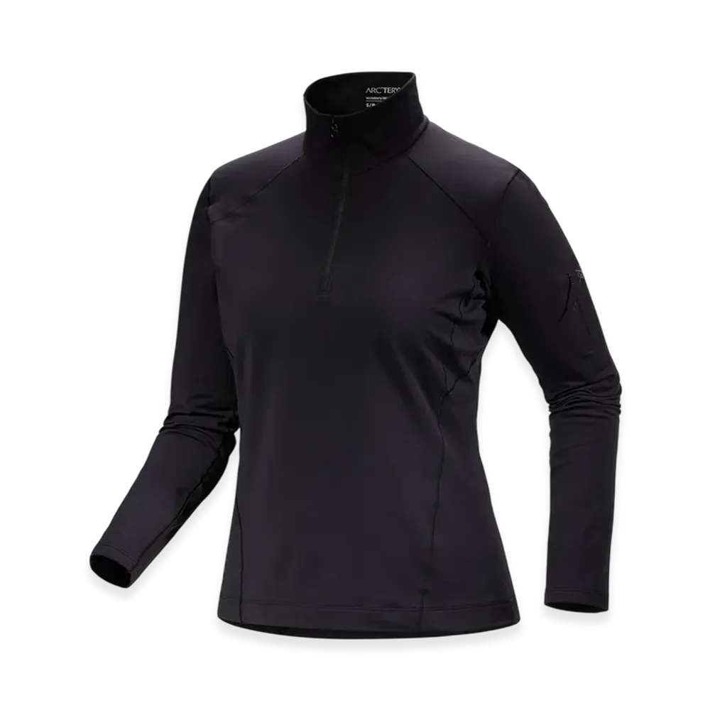 ARC'TERYX Women's Rho Zip Neck "Black" X000010535