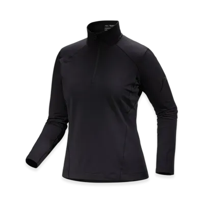 ARC'TERYX Women's Rho Zip Neck "Black" X000010535