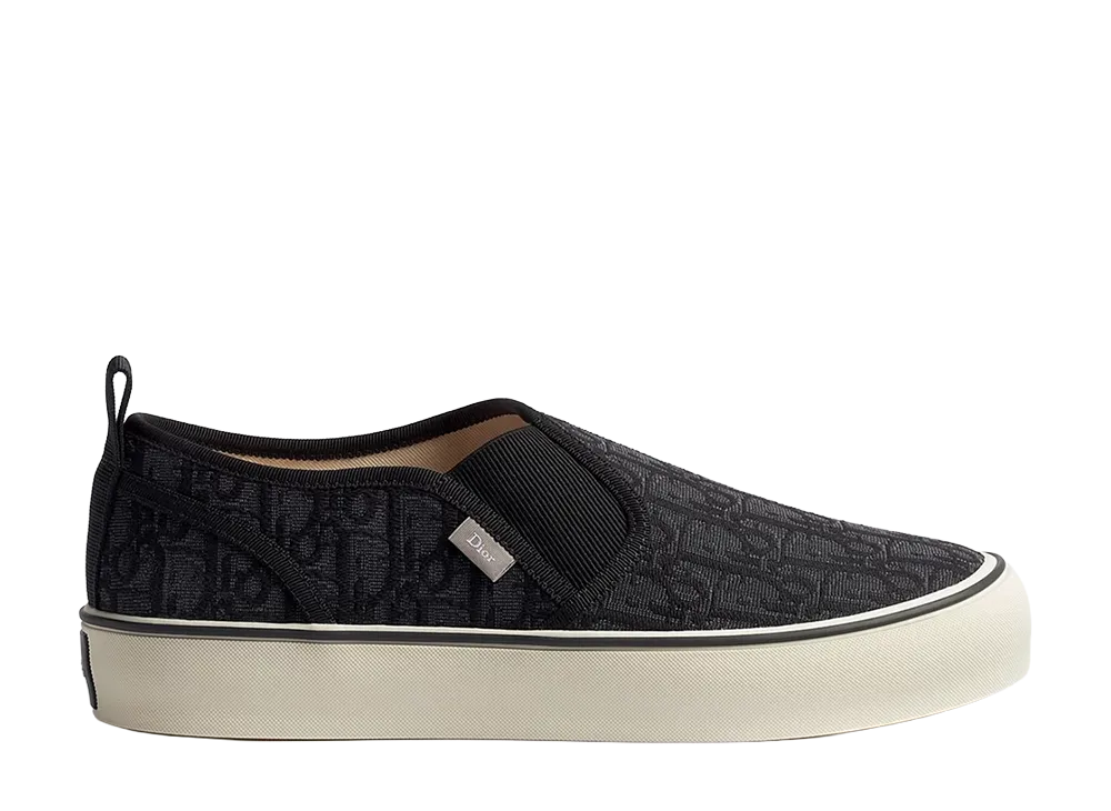 Dior Saltwind Slip-On Sneaker Dior Oblique Jacquard "Black"