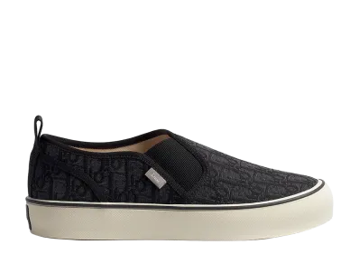 Dior Saltwind Slip-On Sneaker Dior Oblique Jacquard "Black"