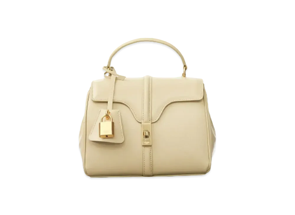 CELINE Mini 16 in Satinated Calfskin "Ivory"