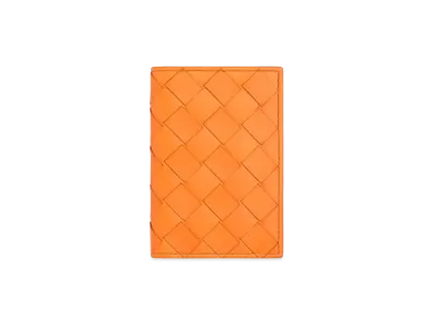 Bottega Veneta Flap Card Case "Papaya"