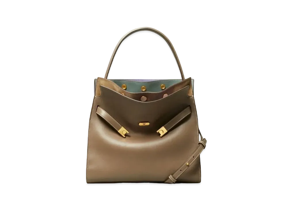 Tory Burch Lee Radziwill Double Bag "Clam Shell"