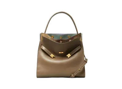 Tory Burch Lee Radziwill Double Bag "Clam Shell"