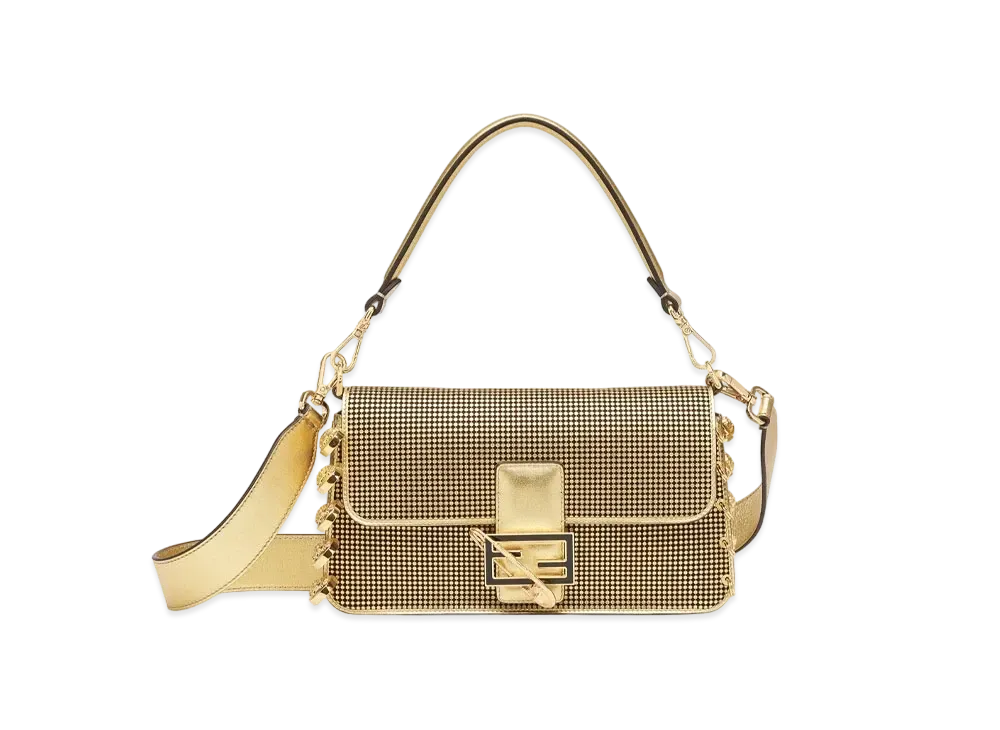 FENDI x Versace Fendace Gold Punching Leather Bag "Gold"