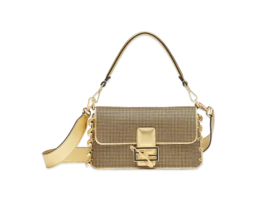 FENDI x Versace Fendace Gold Punching Leather Bag "Gold"