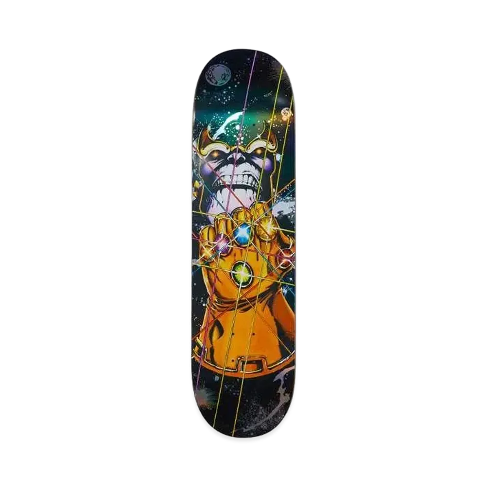 HUF x Avengers OH Snap Skateboard Deck "Black"
