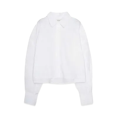 Calvin Klein Jeans A-CROPPED FASHION SHIRT "BRIGHT WHITE"