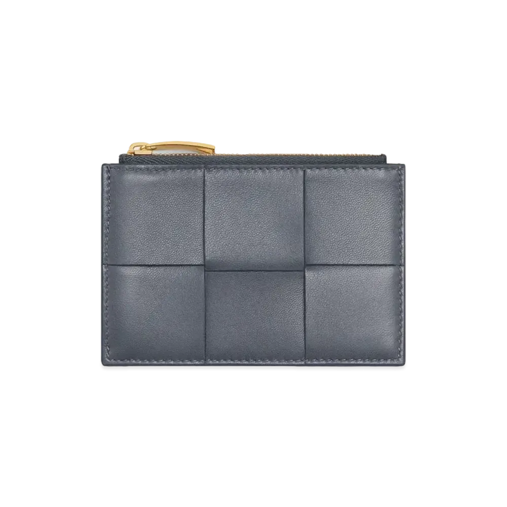 Bottega Veneta Zipped Card Holder "Thunder"