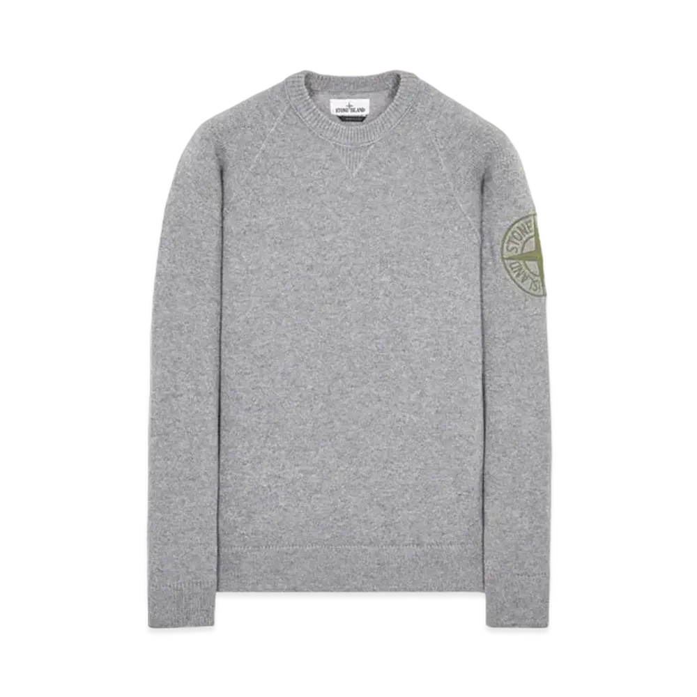 Stone Island 514B7 GEELONG WOOL WITH EMBROIDERY "Grey"