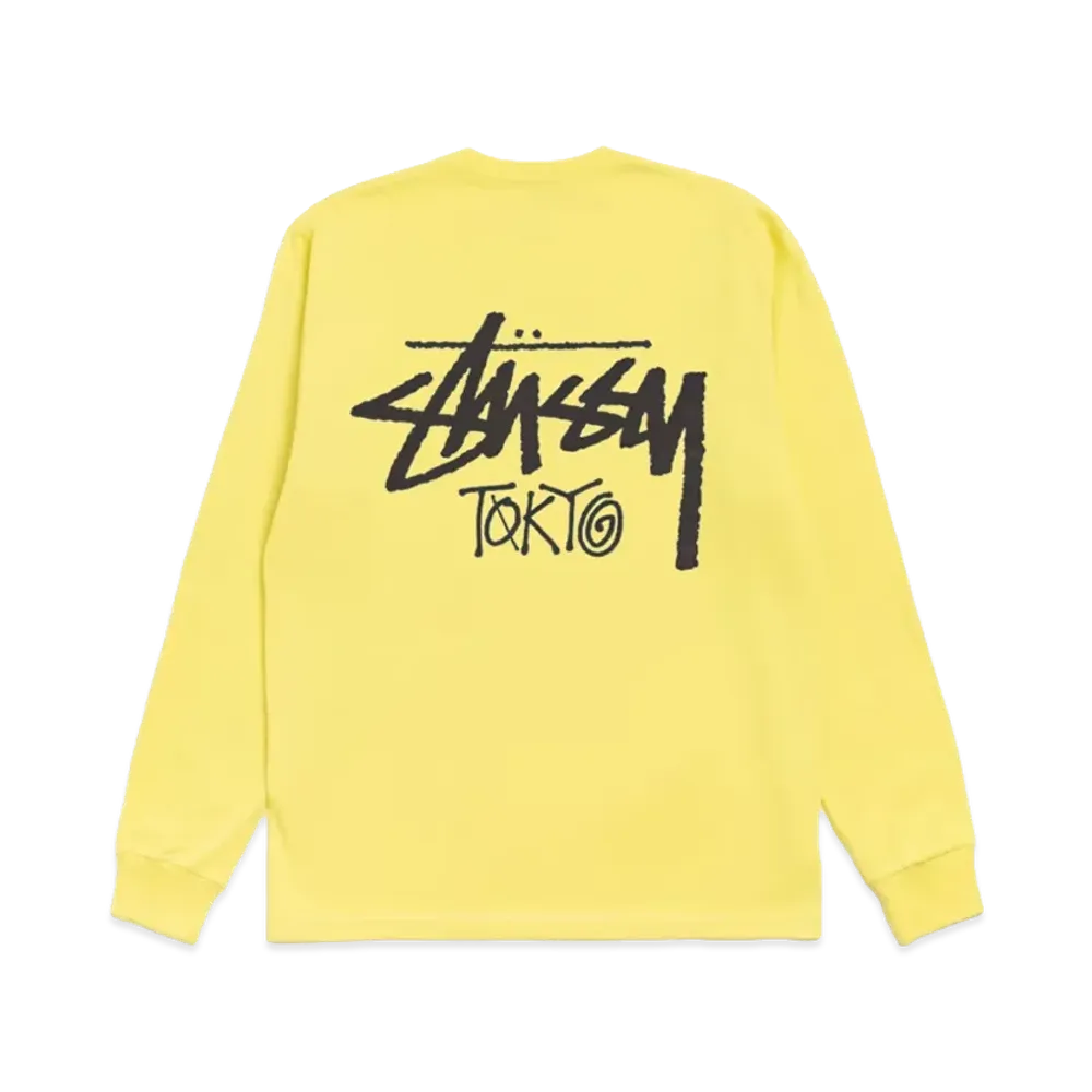 Stussy Tokyo Exclusive L/S Tee "Yellow"