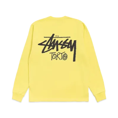 Stussy Tokyo Exclusive L/S Tee "Yellow"